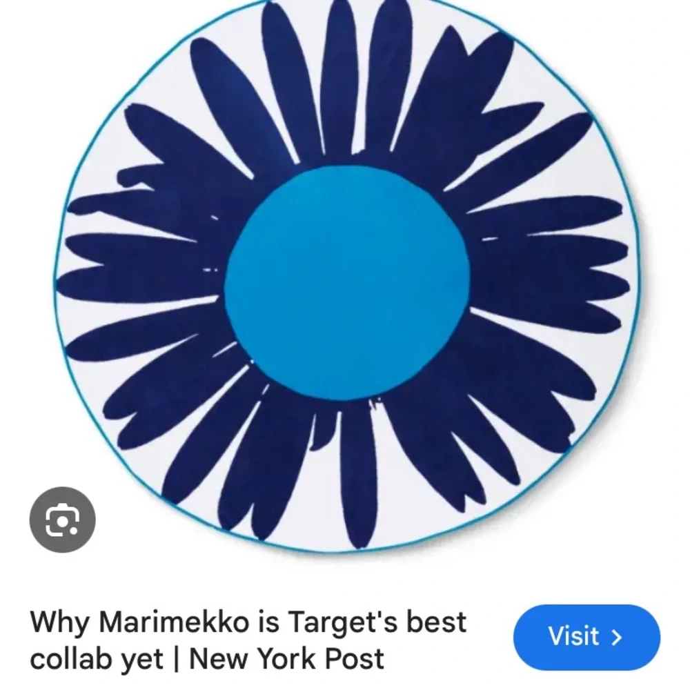 New: Marimekko x Target Circular Beach Towel